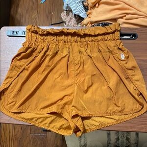 FP Movement by Free People High Waist Burnt Orange Shorts Size Large